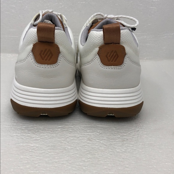 NEW Johnston & Murphy Golf Shoes Amherst GL1 Sport Hybrid White Coated Knit 10M - Picture 4 of 17